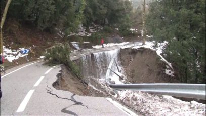 El pas del temporal Glòria a Osona i el Moianès