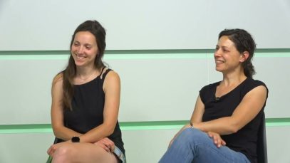 Protagonistes amb Núria Verdaguer i Esther L. Viñallonga