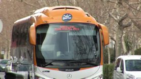 Incendi a la roda i els frens d’un bus de la Hispano mentre anava d’Igualada a Barcelona