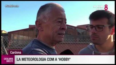 En Jaume, l’observador meteorològic de Cardona