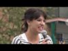 de 200 persones es van aplegar dissabte al migdia al barri de la Sagrada Família, en un acte organitzat per l’ANC, en què la periodista madrilenya, Beatriz Talegón, va parlar de la “República Catalana vista des d’Espanya”