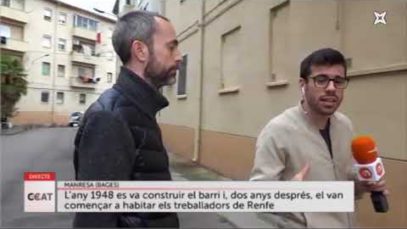 Entrem a la Guia de Manresa on els veïns reclamen lloguers socials pels que han ocupat els pisos buits