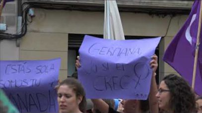 Manifestació contra la Manada