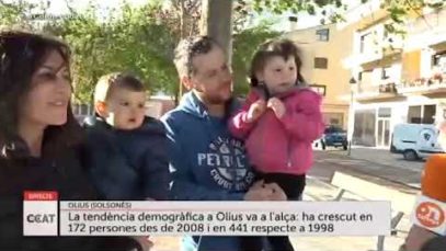 El Solsonès pateix despoblació excepte a Olius i Navès