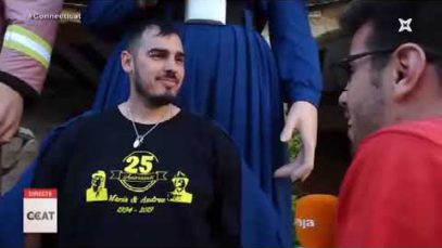 Els gegants Bombers de La Llacuna