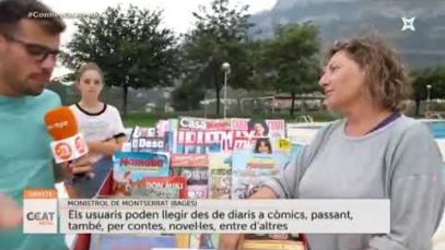La bibliopiscina de Monistrol de Montserrat