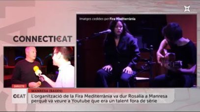 Rosalía va actuar a Manresa durant la Fira Mediterrània