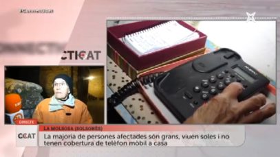 La Molsosa, incomunicada pel robatori del cable de telefonia