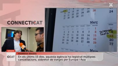 Cancel·lacions a les agències de viatges pel coronavirus