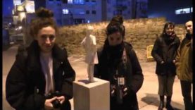 Inauguració escultura feminista als Jutjats de Manresa