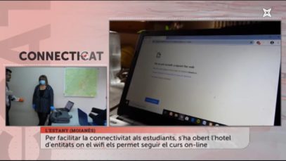 Connecti.cat – Dificultats a L’Estany per teletreballar a causa de la mala connexió a Internet