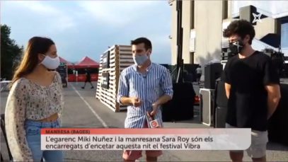 Connecti.cat – Parlem amb Miki Núñez i Sara Roy al festival Vibra de Manresa