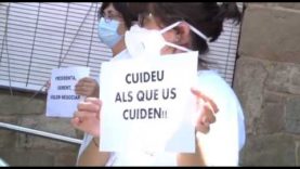 Els sanitaris dels Solsonès protesten demanant revertir les retallades salarials del 2017