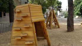 S’inaugura el nou parc infantil al pati del Casino de Manresa