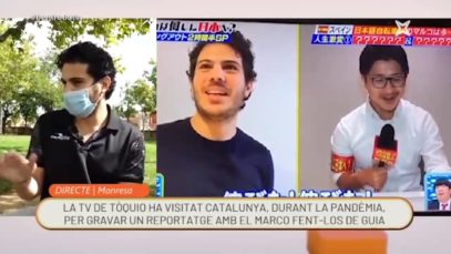 Ben trobats – El manresà Marco Bertolio, una de les cares de la televisió de Tòquio