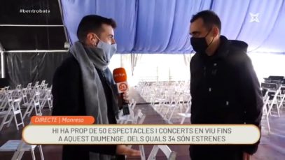 Ben trobats – La Fira Mediterrània acull el sallentí Roger Andorrà amb l’electrogralla