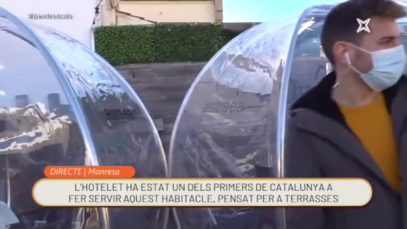Iglús a l’hotelet Casa Padró de Manresa per combatre la Covid19