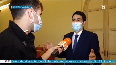 Parlem amb l’alcalde d’Igualada Marc Castells sobre 1 any del tancament perimetral de la Conca