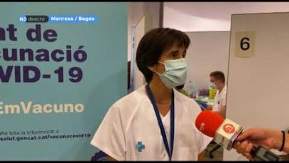 Vacunació sense cita cita prèvia les tardes del mes d’agost al Palau Firal de Manresa