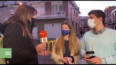 FET A MIDA Una jove de Sant Vicenç de Castellet ven alarmes per fer fornt a la inseguretat al carrer