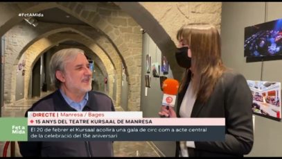 FET A  MIDA Fotoperiodistes del Bages cedeixen les seves imatges en una exposició per celebrar els  15 anys de la reobertura del Teatre  Kursaal
