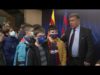 L’Escolania de Montserrat visita el Camp Nou