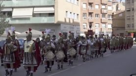 260 armats, manaies i soldats romans van participar diumenge al matí a Manresa