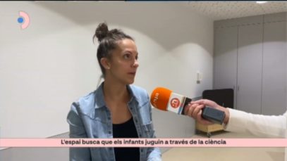 180º S’estrena l’espai Explora 0-3, a la UPetita, on els infants podran experimentar amb la ciència
