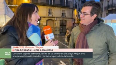FET A MIDA Visitem la Fira de Santa Llúcia de Manresa
