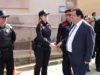El conseller d’Interior Joan Ignasi Elena ha visitat les obres de la comissaria de proximitat de Moià