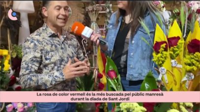 180º Manresa es prepara per a la diada de Sant Jordi