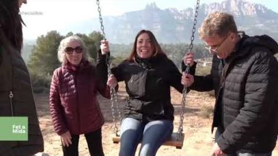 FET A MIDA visitem el gronxador del Mirador de la Bauma a Castellbell i el Vilar