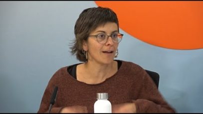 Roser Alegre de FEM Manresa  corrobora el lema ‘Una Manresa per viure i no per sobreviure’