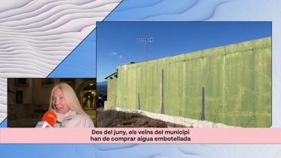 180º El poble de Torà no pot consumir aigua de l’aixeta