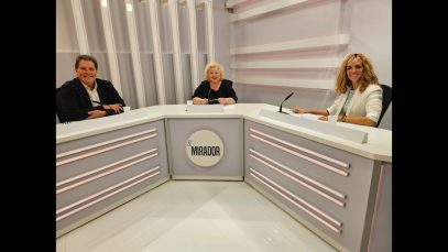 El diputat Cristòfol Gimeno i la Delegada del Govern a la Catalunya central, Elia Tortolero parlen de la C-55 i la implantació del 2 + 1
