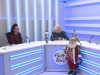 Francesc Rafat, president Amics de la Seu de Manresa i Anna Nadal i Illán Holgado,guanyadors del premi Berenguer de Montagut dels Lacetània’24 per un estudi sobre l’art de l’època barroca a la Seu, que posa en valor i dona visibilitat a les obres d’aquest període artístic que es conserven a la Basílica de la Seu de Manresa
