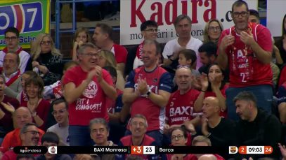 Després de 15 anys el BAXI Manresa guanya al Barça al Congost