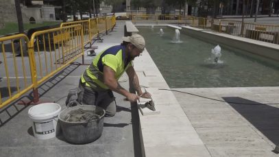 Manresa posarà en marxa les fonts ornamentals a finals de mes
