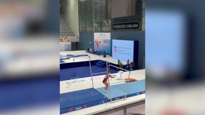 La gimnasta Maria Comallonga, primera d’Espanya en el Festival Olímpic de la Juventut Europea