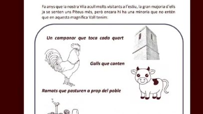 Sant Llorenç de Morunys no regularà els sorolls del poble