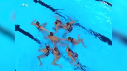 Txell Ferré, bronze al mundial de natació artística amb l’equip espanyol