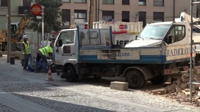 L’enderroc dels tres immobles del carrer Barreres acabarà a final de mes