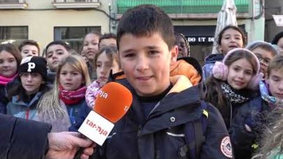 Els infants de Manresa reivindiquen el seus drets i les seves preocupacions