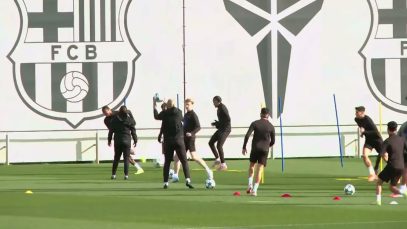 Joan García s’estrena al Camp Nou