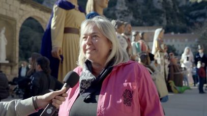 Montserrat celebra una multitudinària Trobada de Gegants pel mil·lenari del Monestir