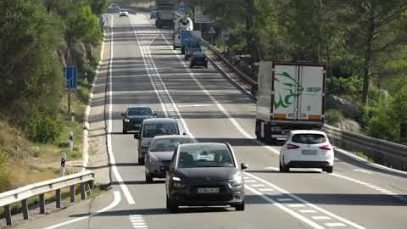 Noves bandes sonores per evitar accidents a les carreteres de la demarcació