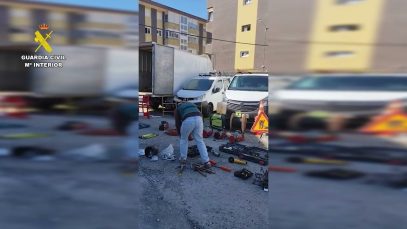 Detingut un grup amb base a Manresa per robar cable de coure a Cantàbria
