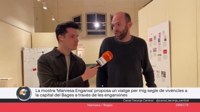Visitem l’exposició ‘Manresa Enganxa’, una mostra de centenars d’adhesius vinculats a la ciutat
