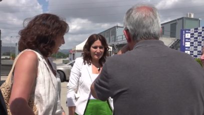 Laura Vilagrà visita el circuit d’Osona