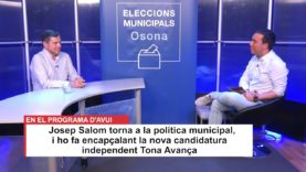 El Termòmetre 08-05-2023 – Josep Salom torna a la política municipal